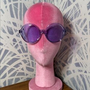 Vogue Purple Round Sunglasses
